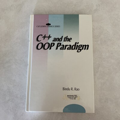 C++ and the Oop Paradigm (Cap Gemini America Series) by Rao, Bindu Rama