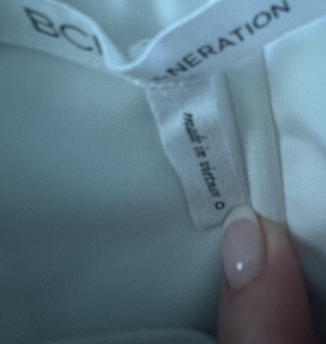 bcbgeneration  White Strappy Adjustable Dress. Sz… - image 5