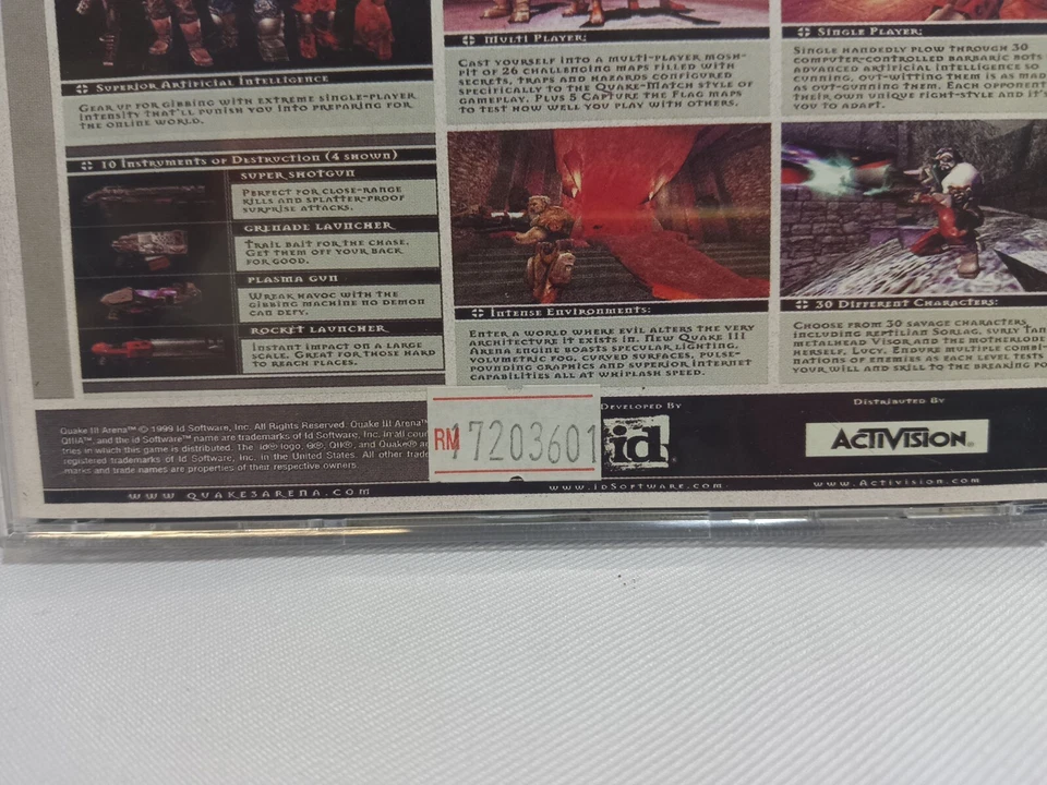 Vintage PC Game Windows 95 CD-ROM Quake Arena - Image 3 of 4