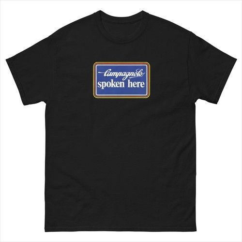campagnolo spoken here logo t shirt cycling tee - Picture 2 of 5