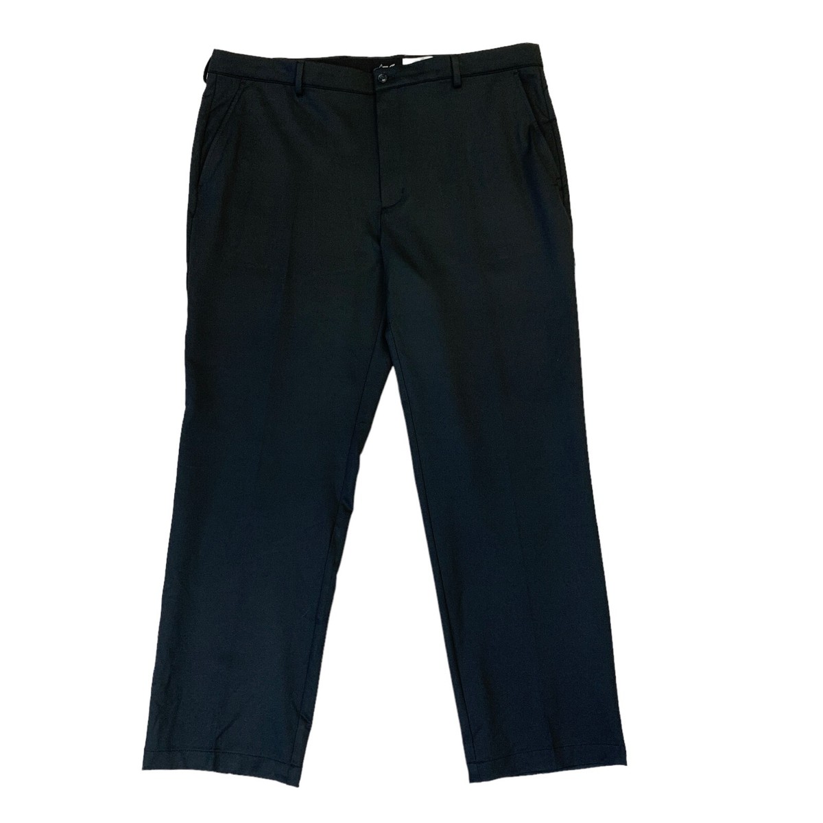 greg norman dress pants Greg Norman Men's Flat Front Stretch Tech Golf Pants Dark Navy 33