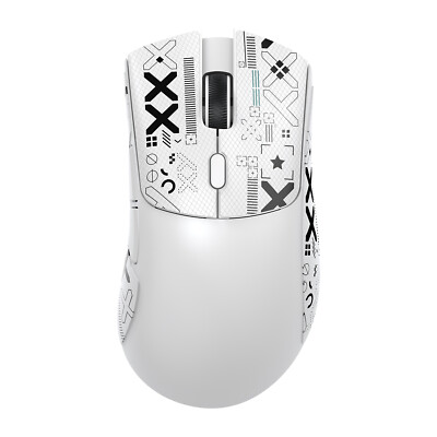 Kabellose Tri-Mode-Bluetooth- R1-Leichtgewichtmaus Mit Aufklebern