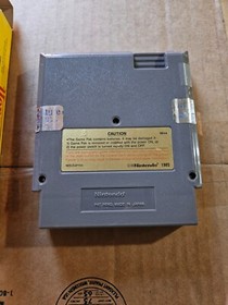 Dragon Warrior NES Authentic Tested Works. damaged box and stickers on cartridge