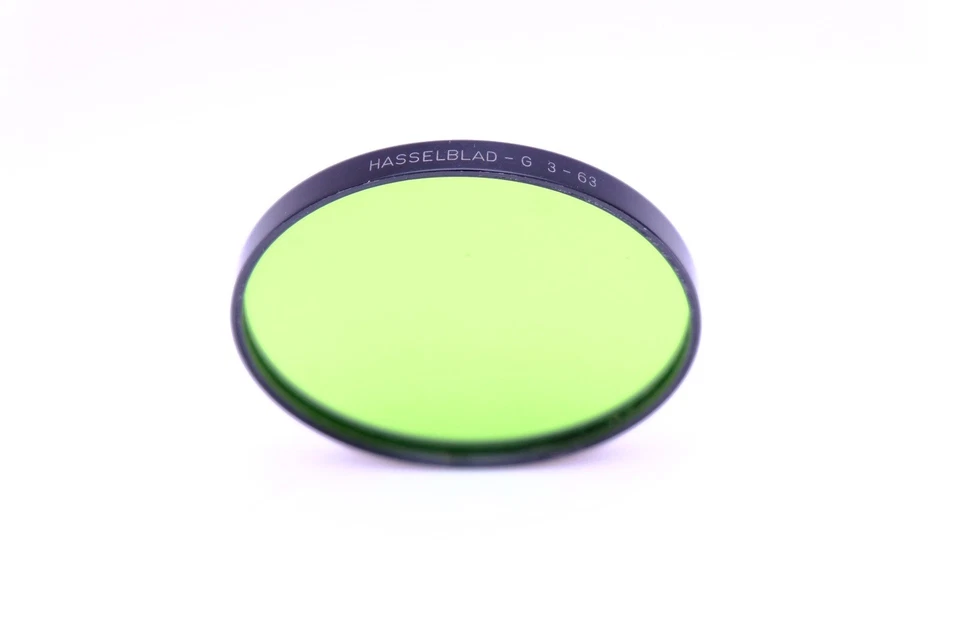 Hasselblad 63 3x G Green 63mm Film Camera Lens Drop In Filter - Image 2 of 3