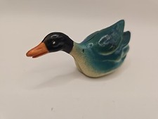 Antique Viscoloid Celluloid Green Mallard Duck Toy/Ornament