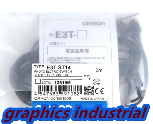 New In Box Omron  E3T-ST14 Photoelectric Switch Sensor E3TST14  Free Shipping