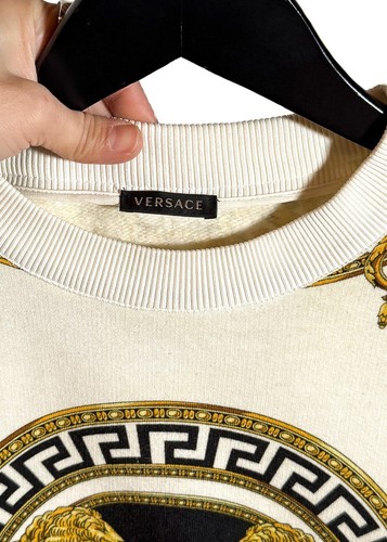 Versace Coupe Des Dieux Ivory Sweatshirt - 42 IT - Picture 4 of 11