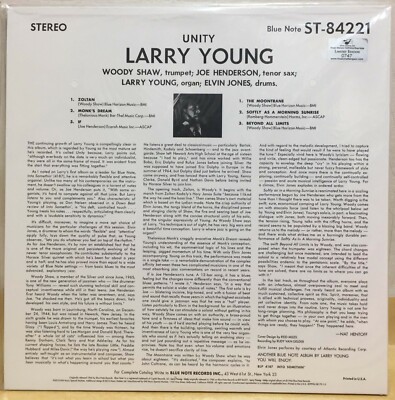 ミュージシャン Unity Larry Young - Unity / Music Matters 45RPM 2LP blue note Jazz New