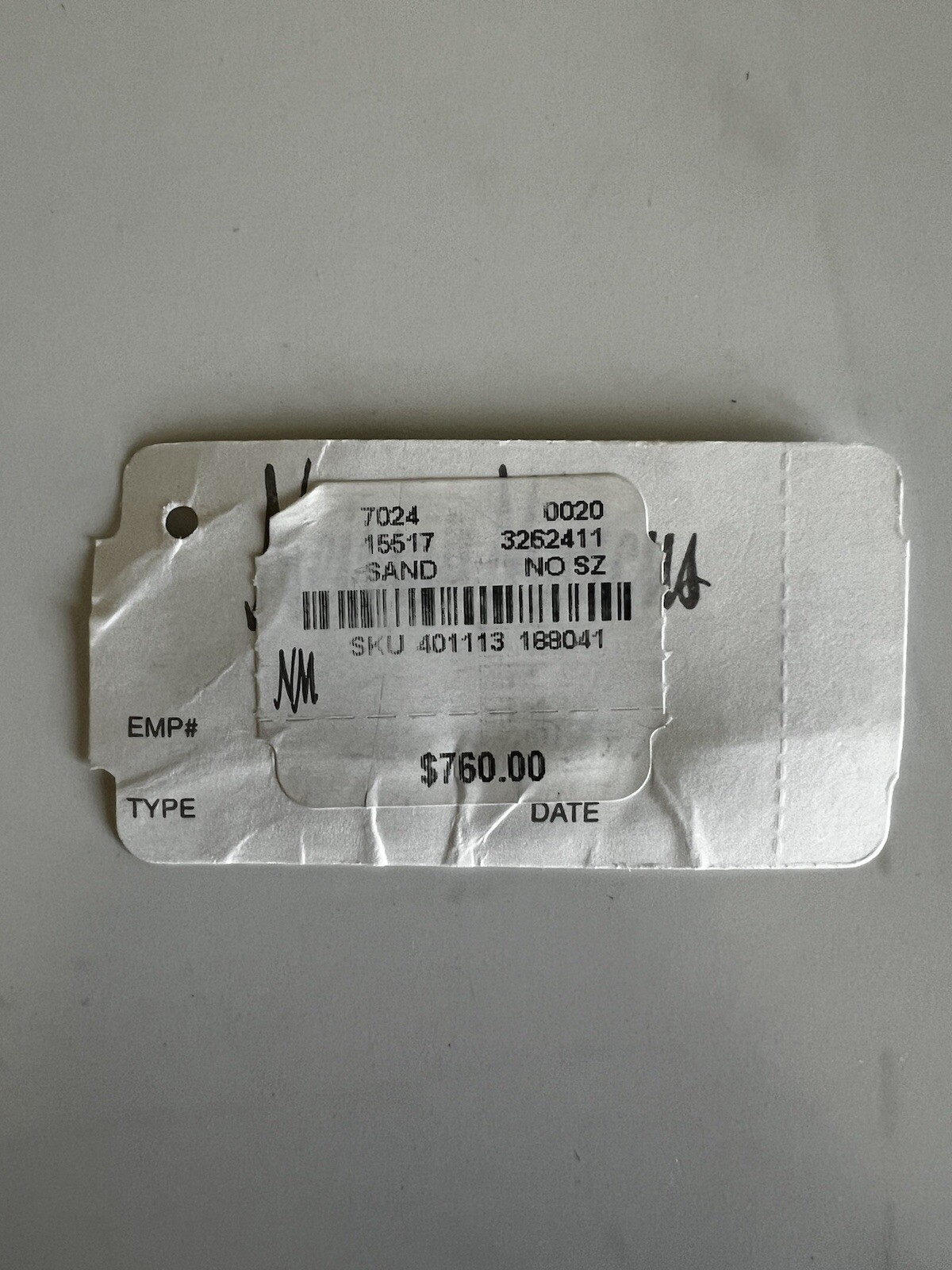 AUTHENTIC Versace Collection Tote Bag Sand Color … - image 10