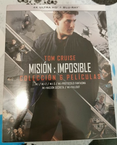 BR 4K UTRA HD + ´BLU RAY MISION:IMPOSIBLE PACK6 PELICULAS PRECINTADO