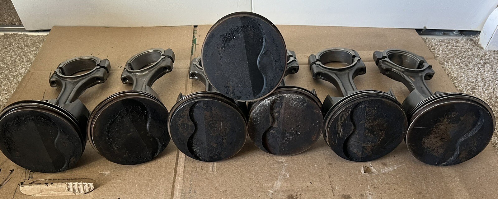 LS1 LS6 5.7L CORVETTE CAMARO GTO CONNECTING RODS & PISTONS eBay