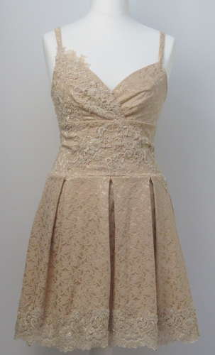Partykleid/Cocktailkleid/Abendkleid/Abschlussballkleid/Neu Goldene Farbe - Bild 4 von 11