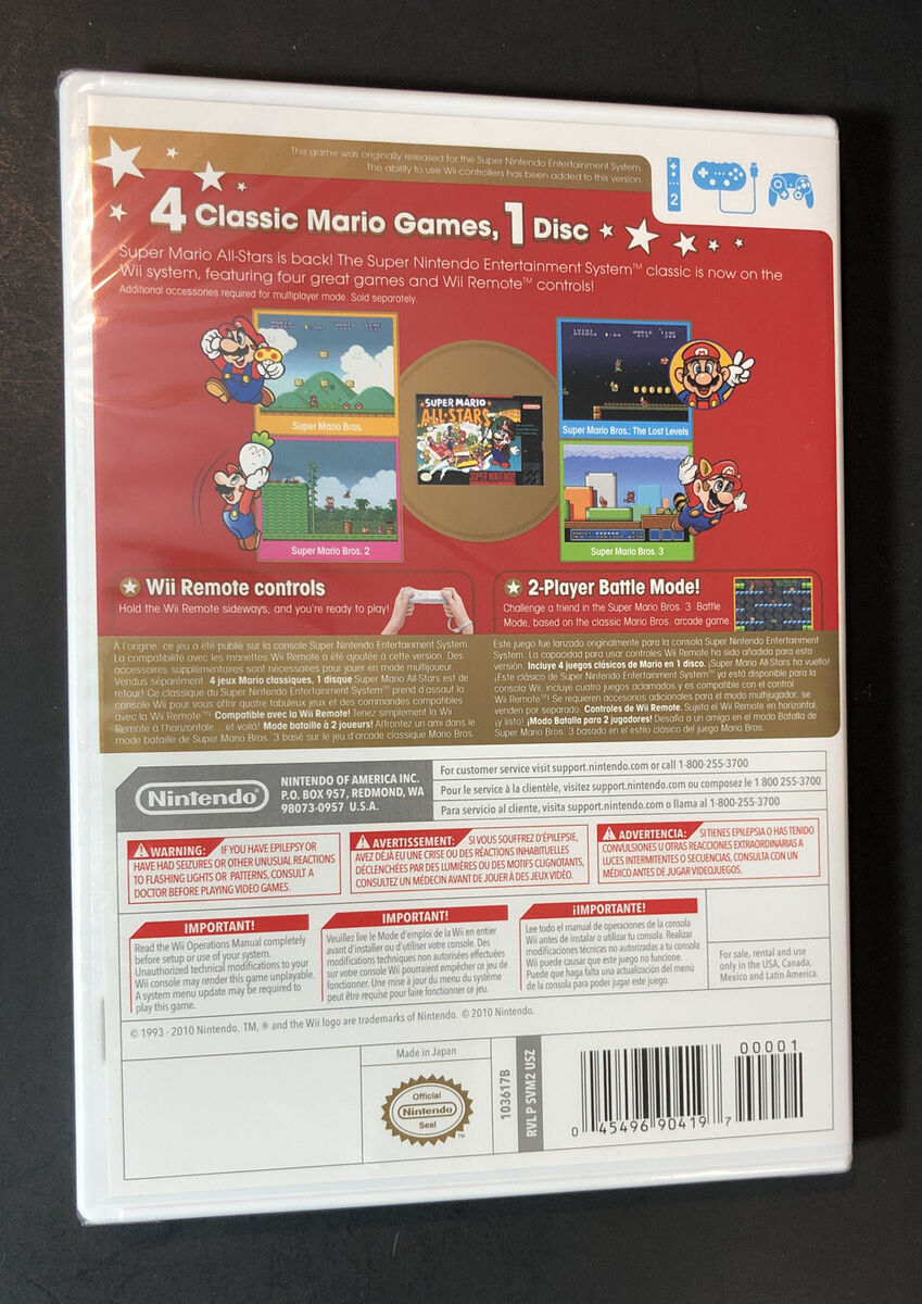  Nintendo Selects: Super Mario All-Stars : Nintendo of America:  Video Games