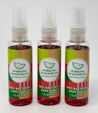 3 BATH BODY WORKS SPARKLING WATERMELON ANTI BACTERIAL HAND SPRAY SANITIZER MIST