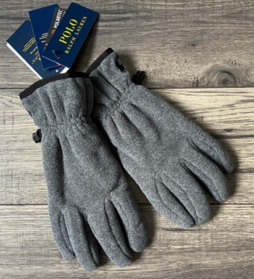 POLO RALPH LAUREN TOUCH SCREEN POLARTEC FLEECE GLOVES 3M