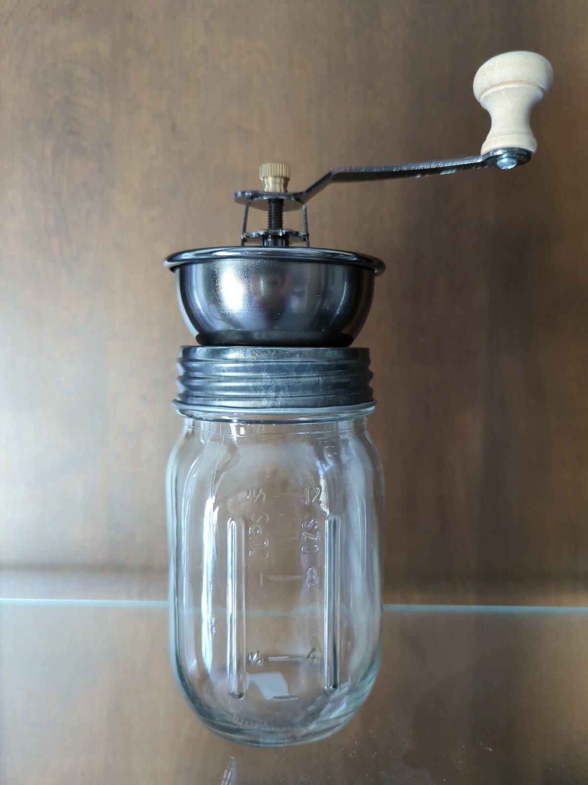canning jar coffee grinder