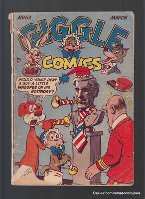 Giggle #63 Creston Comics 1949 Good. Nice reader!
