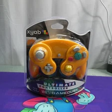 GameCube Controller Spice Orange XYAB Branded Wired New and Sealed