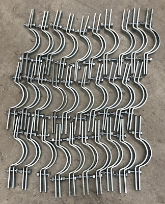 Lot of 30 B-Line Series B3373-4ZN 4 Inch Zinc Plated Riser Clamp
