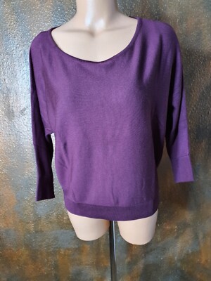 Zilch Amsterdam Batsleeve Port Weinrot Pullover Mit Fledermaus rmeln Xs  Bamboo | eBay