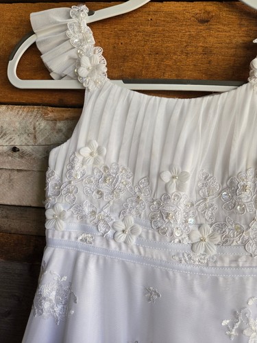 Bonnie Jean NWTs Flower Girl First Communion Party Dress Size 8 Formal Occasion - Picture 3 of 6
