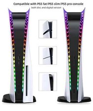 RGB LED Light Strip For PS5 Pro/Slim/Fat Original Console 8Color 400 Effects DIY