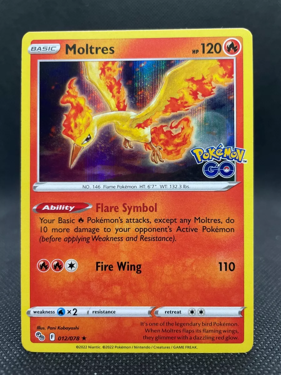 Moltres 012/078 (2022) - English(2022) Sword & Shield - Pokemon GO -  LastDodo