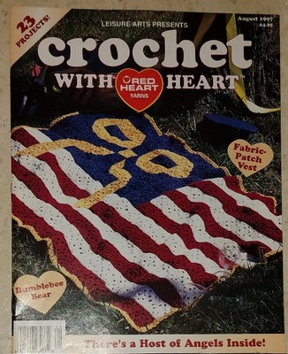 AV11 CROCHET WITH HEART MAGAZINE, AUGUST 1997