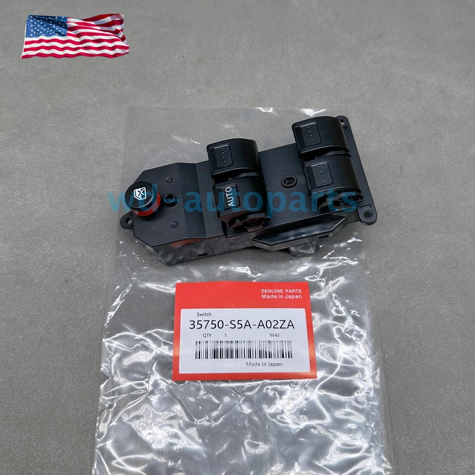 New Master Power Window Switch For 2002-2006 Honda CR-V CRV Drive Left US Foto 4 de 4
