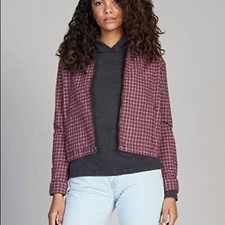 Quiksilver Long Sleeve Zip-Up Shirt jacket pl...