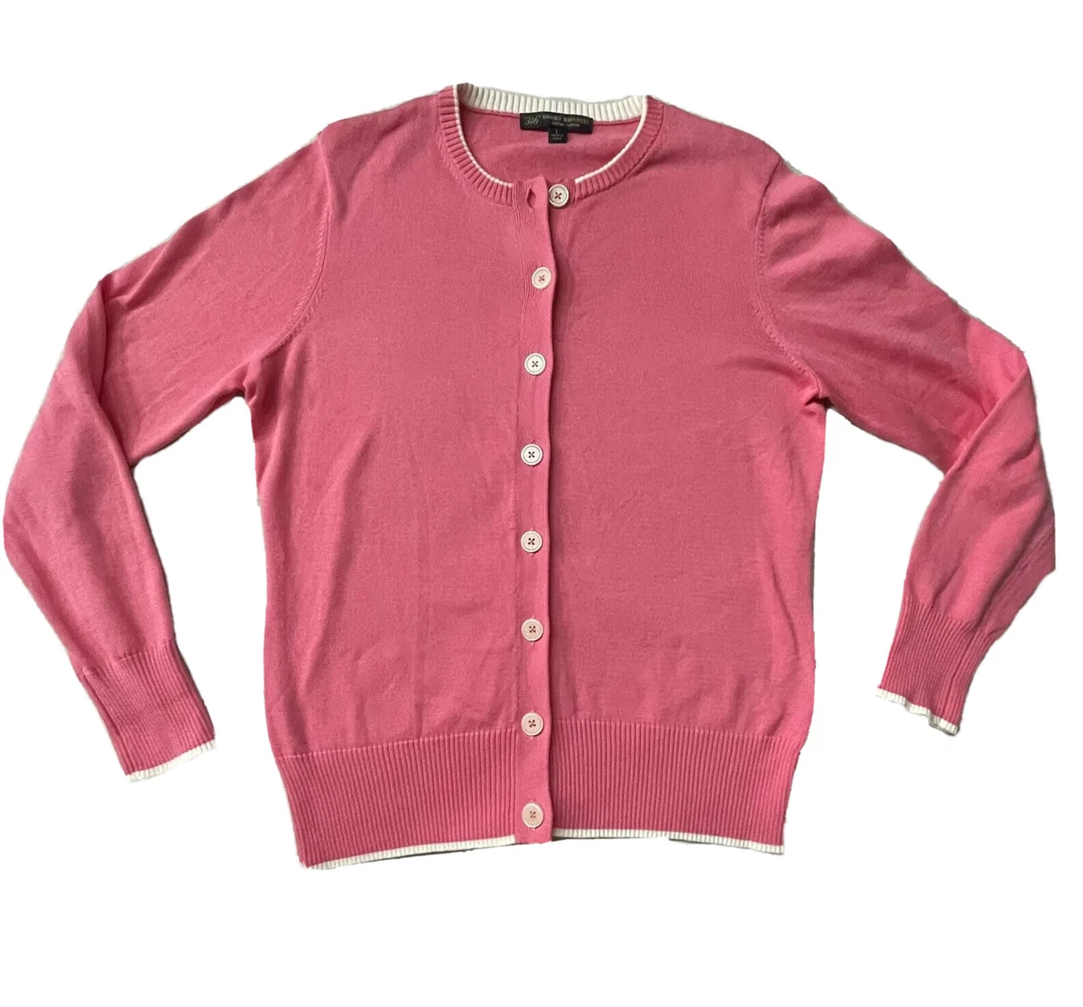 White sweater button clearance up