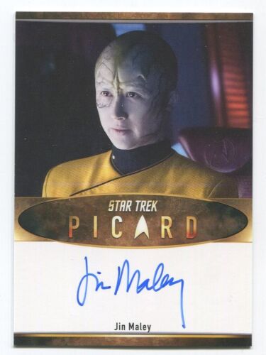 Star Trek Picard S2&3 Autograph Jin Maley as Ensign Kova Rin Esmar Bordered - Picture 1 of 1