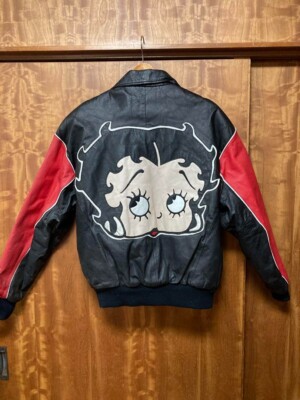 Montana Toons Betty Boop Leather Jacket - Vintage Cartoon Style