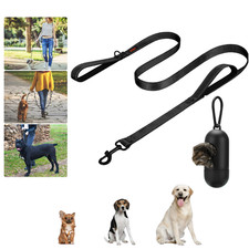 6FT Heavy Duty Dog Leash w/2 Handles Reflective No-Pull Training Lead Large Dogs