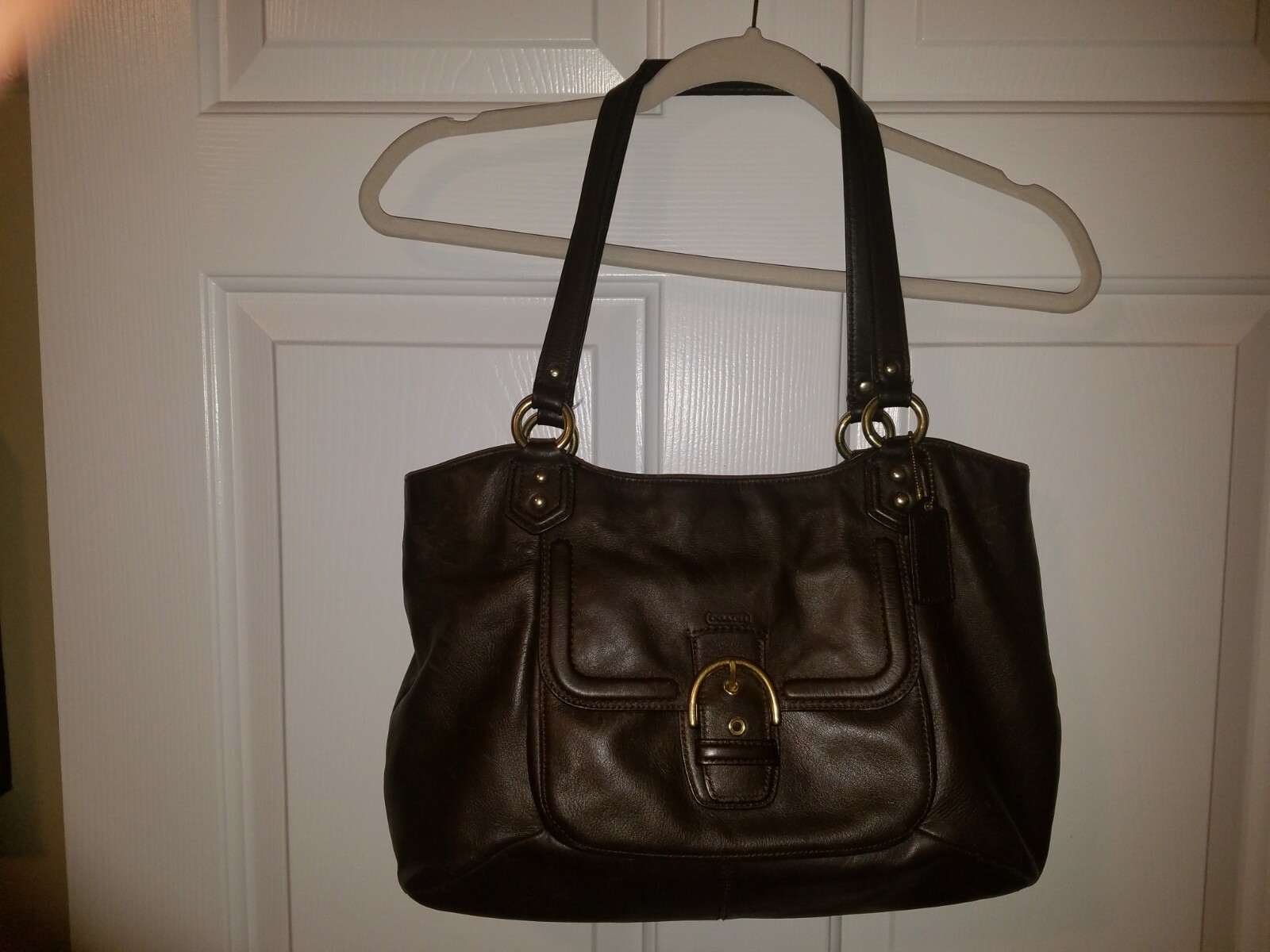 AUTHENTIC ORIGINAL Coach brown Leather Designer Purse… Gem