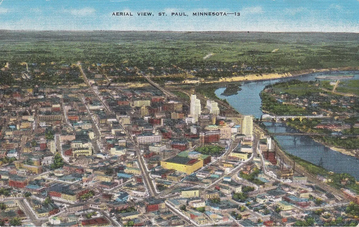 Aerial Photography Map of West St Paul, MN Minnesota