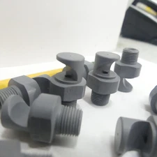 Qty 2: Steinen F3001 .35 to 1.2 GPM Flood Jet Flat Spray Sprayer Nozzle 1/8" NPT