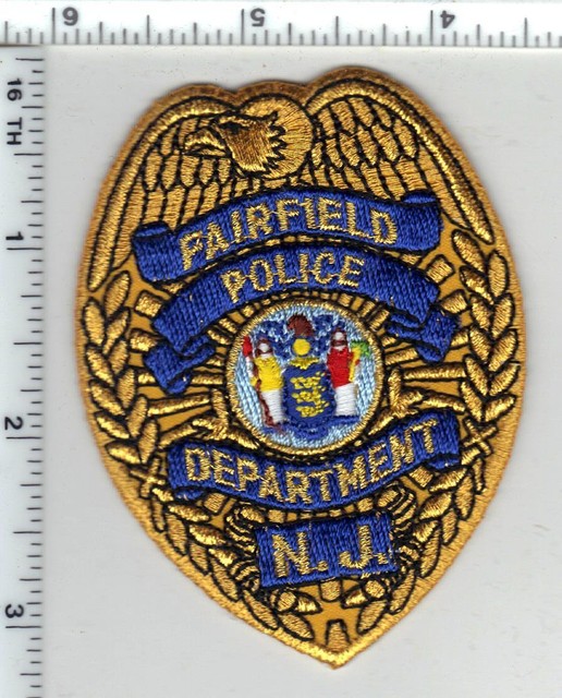 Fairfield Police (New Jersey) 1st Issue Cap/Hat Patch eBay