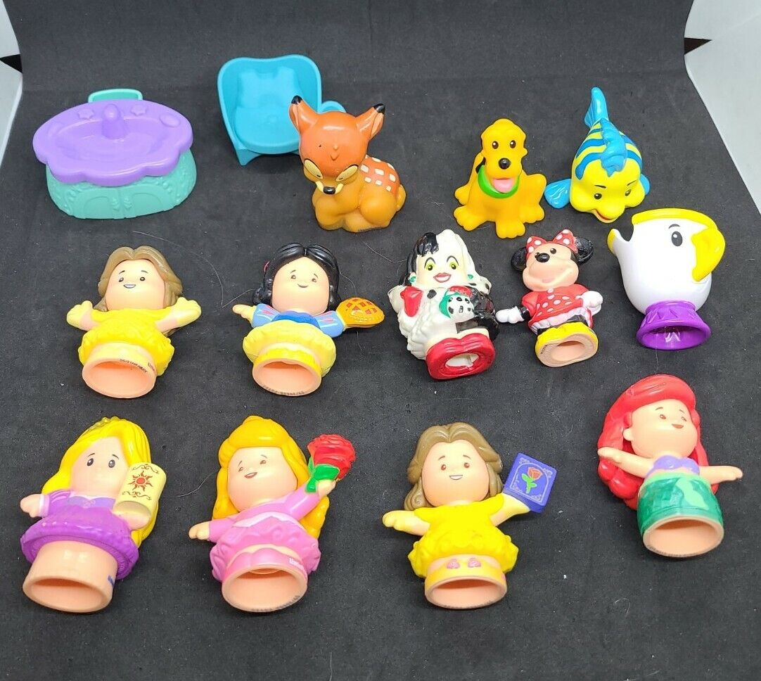 Disney Tampa Mall Fisher Price Little Selling and selling People Lot Bambi Pluto 14 Chip Belle