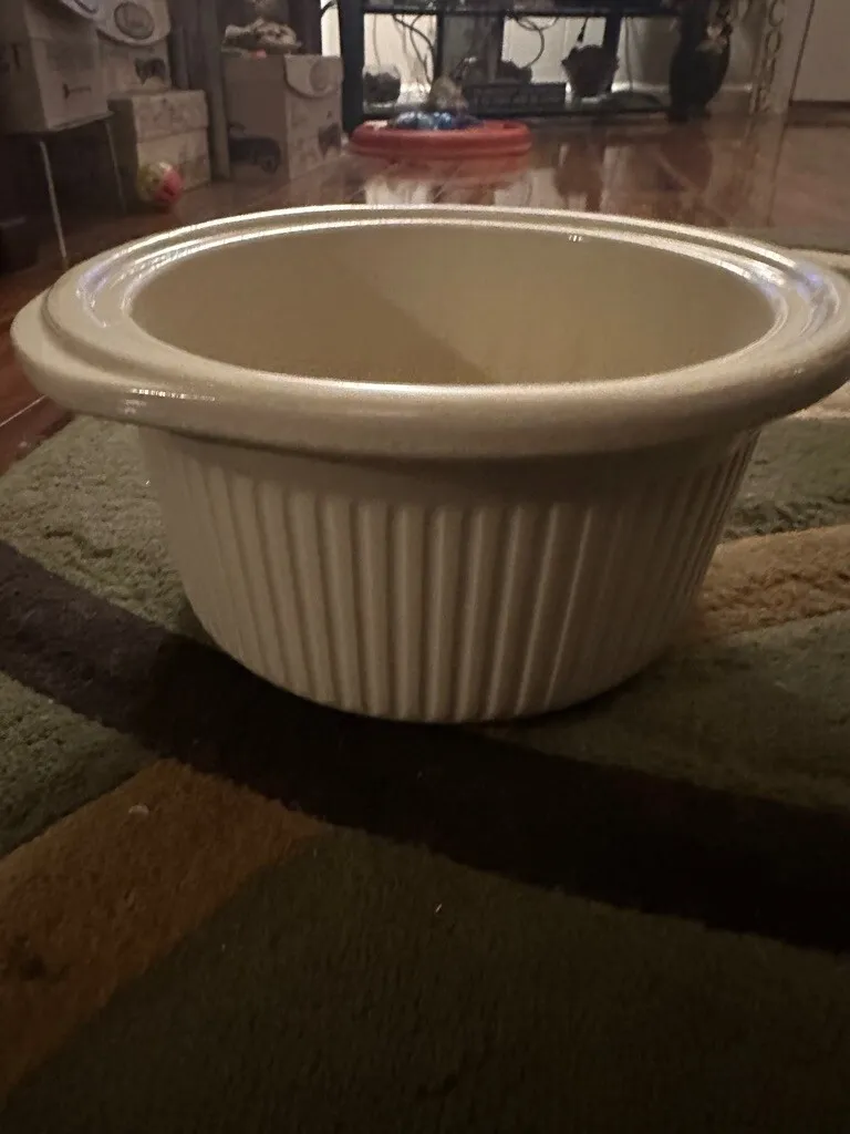 Vintage Rival Crock-Pot Replacement Ceramic Insert/serving dish Model 3656