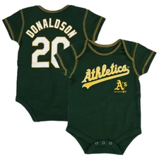 Josh Donaldson MLB Oakland Athletics Jersey One Piece Creeper Newborn (3M-18M)