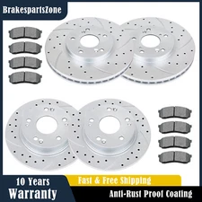 Front and Rear Brake Rotors Pads for Acura TSX 2009 2010 Honda Accord 2008-2011