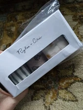 Rylee And Cru Baby Socks 12-24 mos stripe, boats, sun 76% organic cotton 