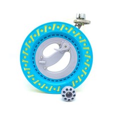 9.8in Blue Large Kite Reel Winder with Thumb Brake Multi-Directional Line Gui...
