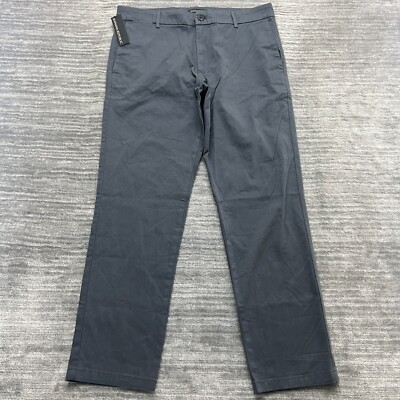 Banana Republic Pants Size 34x30 Mens Straight Chino Mid Rise Gray NWT