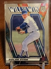 2021 PANINI MOSAIC BASEBALL Will to Win  Nolan Ryan #WTW9 Texas Rangers