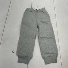 Mom's Care Heather Grey Drawstring Basic Jogger Sweatpants Boy's Size 5T NEW