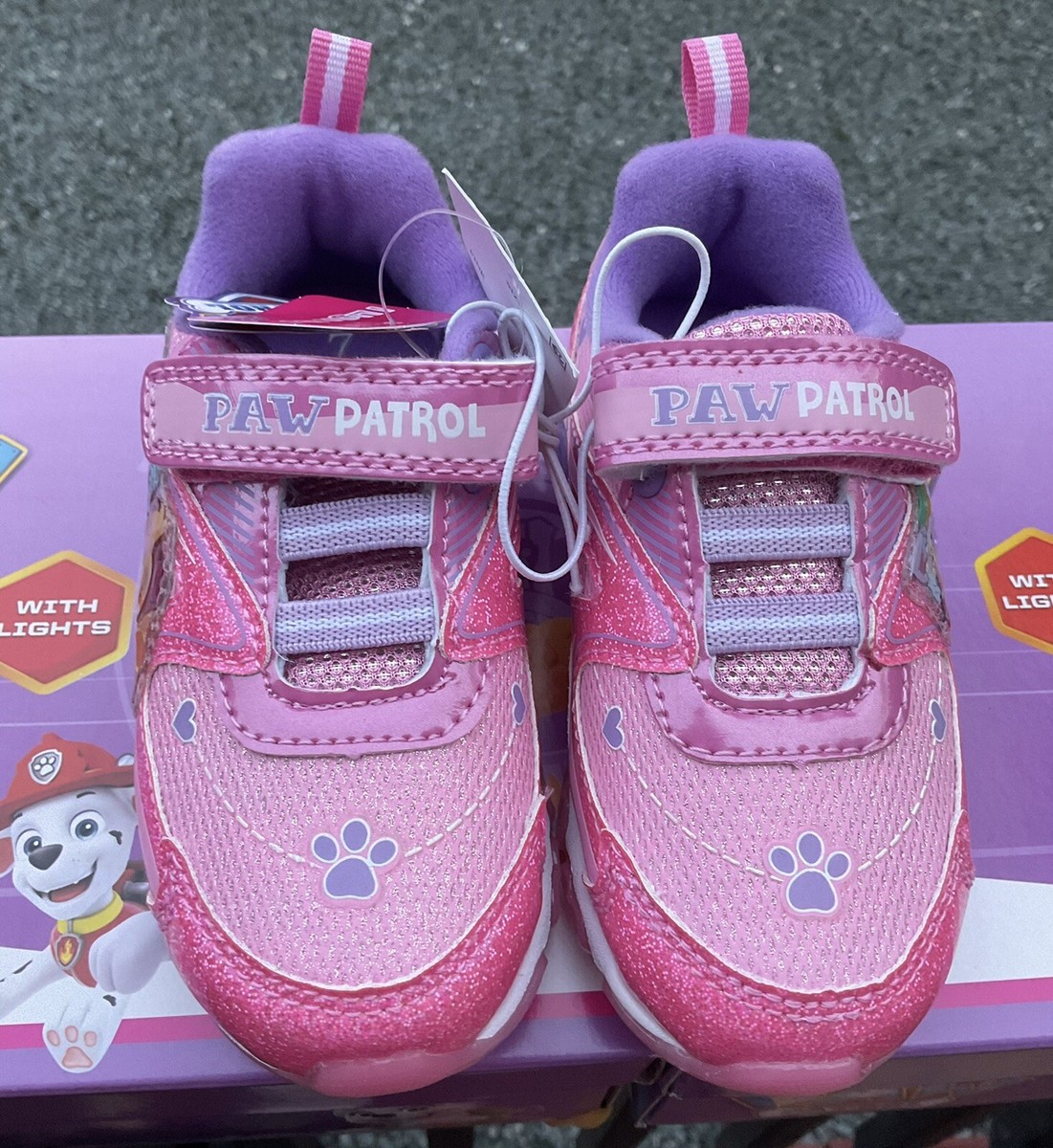 Pink Paw Patrol Baby Shoes Paw Patrol Toddler Girls Light-Up