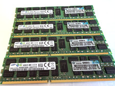 Lot 4 M393B2G70DB0-CK0Q2 Samsung 16GB DDR3 Reg ECC PC3-12800 1600Mhz 2Rx4 Memory