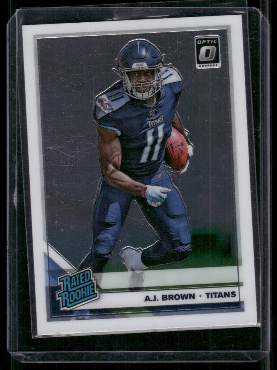 A.J. BROWN 2019 Panini Donruss Optic Rated Rookie #164